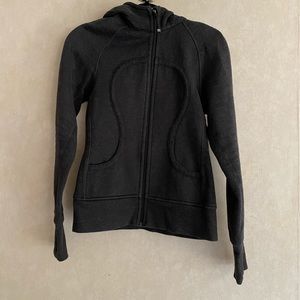 Lululemon Dark Grey Scuba Hoodie - Size 8